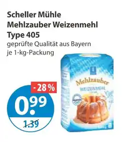 V Markt Scheller mühle mehlzauber weizenmehl type 405 Angebot