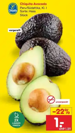 Netto Marken-Discount Chiquita avocado Angebot