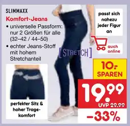 Netto Marken-Discount Slimmaxx komfort-jeans Angebot