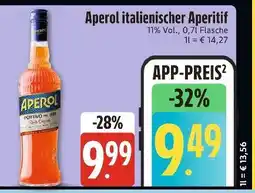 Edeka Aperol italienischer aperitif Angebot