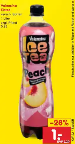Netto Marken-Discount Valensina eistee Angebot