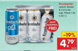 Netto Marken-Discount Krombacher bier Angebot
