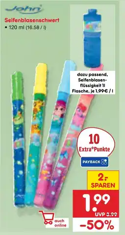 Netto Marken-Discount John seifenblasenschwert Angebot