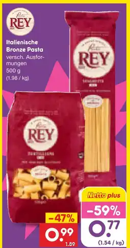 Netto Marken-Discount Pasta rey italienische bronze pasta Angebot