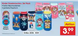 Netto Marken-Discount Kinder sneakersocken, 5er pack Angebot