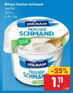 Netto Marken-Discount Milram frischer schmand Angebot