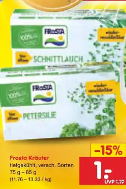 Netto Marken-Discount Frosta kräuter Angebot