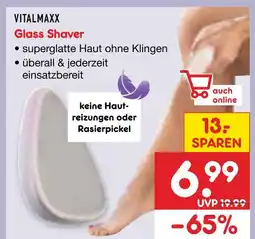 Netto Marken-Discount Vitalmaxx glass shaver Angebot