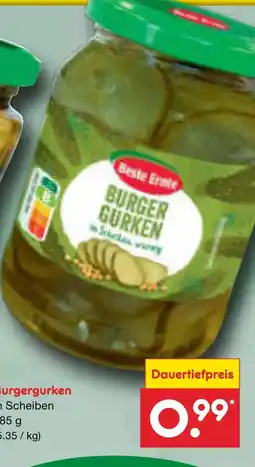 Netto Marken-Discount Burgergurken Angebot