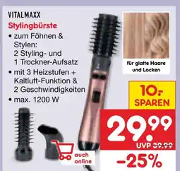 Netto Marken-Discount Vitalmaxx stylingbürste Angebot
