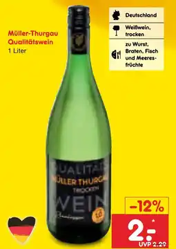 Netto Marken-Discount Müller-thurgau qualitätswein Angebot