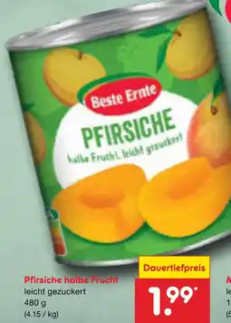 Netto Marken-Discount Beste ernte pfirsiche halbe frucht Angebot