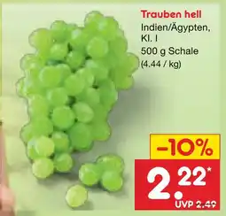 Netto Marken-Discount Trauben hell Angebot