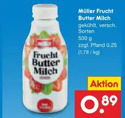 Netto Marken-Discount Müller frucht butter milch Angebot