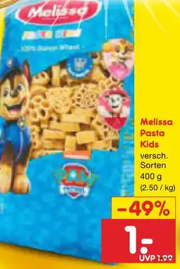 Netto Marken-Discount Melissa pasta kids Angebot