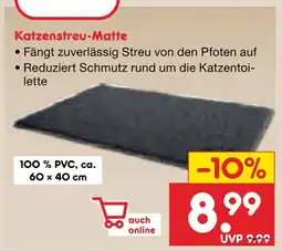 Netto Marken-Discount Katzenstreu-matte Angebot