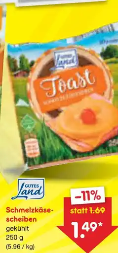 Netto Marken-Discount Gutes land schmelzkäsescheiben Angebot