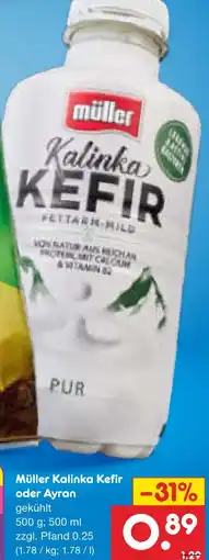Netto Marken-Discount Müller kalinka kefir oder ayran Angebot