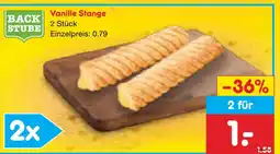 Netto Marken-Discount Backstube vanille stange Angebot