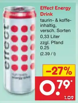 Netto Marken-Discount Effect energy drink Angebot