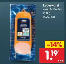 Netto Marken-Discount Leberwurst Angebot