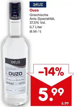 Netto Getränke Discount ZEUS Ouzo Angebot