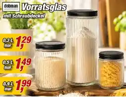Posten Börse dobman Vorratsglas mit Schraubdeckel Angebot