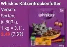 Globus Whiskas Katzentrockenfutter Angebot