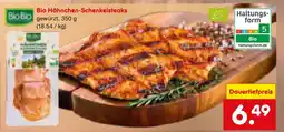 Netto Marken-Discount Biobio bio hähnchen-schenkelsteaks Angebot
