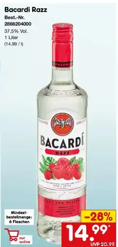 Netto Marken-Discount Bacardi Razz Angebot