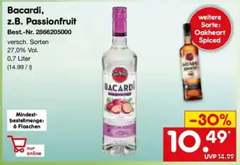 Bacardi, z.B. Passionfruit