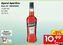 Netto Marken-Discount Aperol Aperitivo Angebot