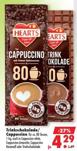Mäc Geiz HEARTS Trinkschokolade/ Cappuccino Angebot