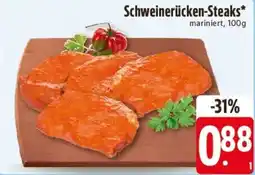 E-Center Schweinerücken-Steaks Angebot