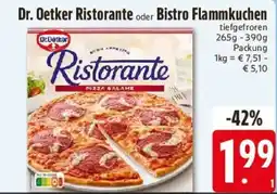 E-Center Dr. Oetker Ristorante oder Bistro Flammkuchen Angebot