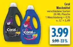 diska Coral Waschmittel Angebot