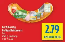 diska Gut & Günstig Geflügelfleischwurst Angebot