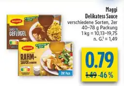 diska Maggi Delikatess Sauce Angebot