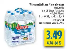 diska Vitrex natürliches Mineralwasser Angebot