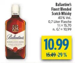 diska Ballantine's Finest Blended Scotch Whisky Angebot