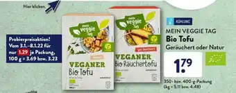 Aldi Süd Mein Veggie Tag Bio Tofu Angebot