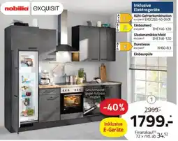 ROLLER Nobilia exquisit Einbauküche Angebot