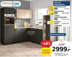 ROLLER IMPULS beko Einbauküche Angebot