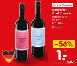 Netto Marken-Discount Dornfelder Qualitätswein Angebot