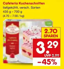 Netto Marken-Discount Cafeteria Kuchenschnitten Angebot