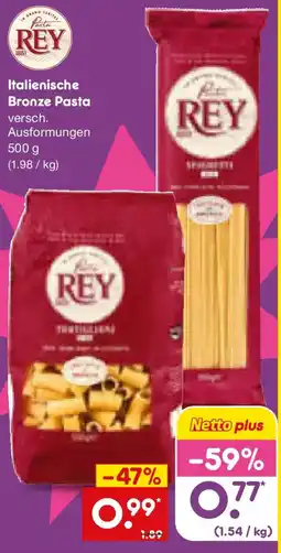 Netto Marken-Discount Italienische Bronze Pasta Angebot