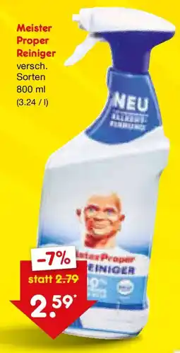 Netto Marken-Discount Meister Proper Reiniger Angebot
