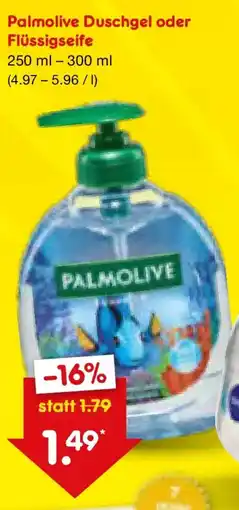 Netto Marken-Discount Palmolive Duschgel oder Flüssigseife Angebot