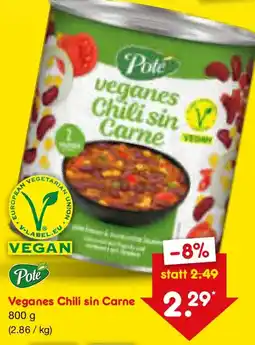 Netto Marken-Discount Veganes Chili sin Carne Angebot
