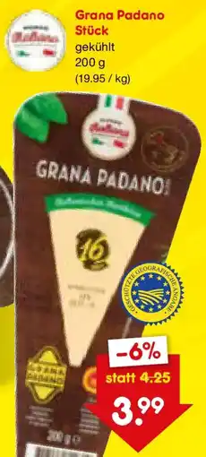 Netto Marken-Discount Grana Padano Stück Angebot